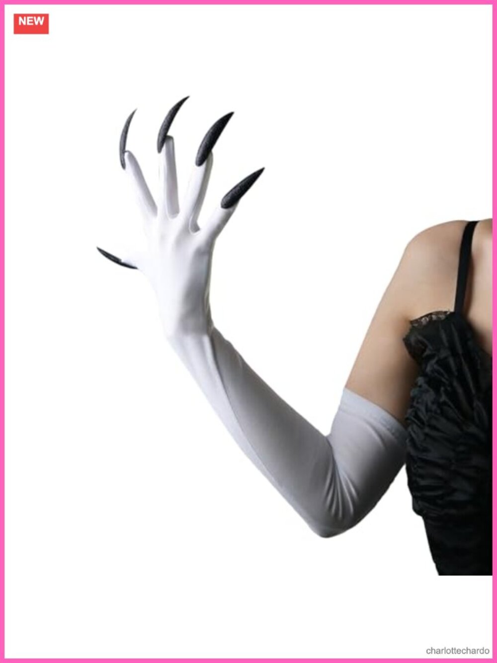 Stretchy Long Fingernail Claw Gloves Halloween Cosplay Party Costume